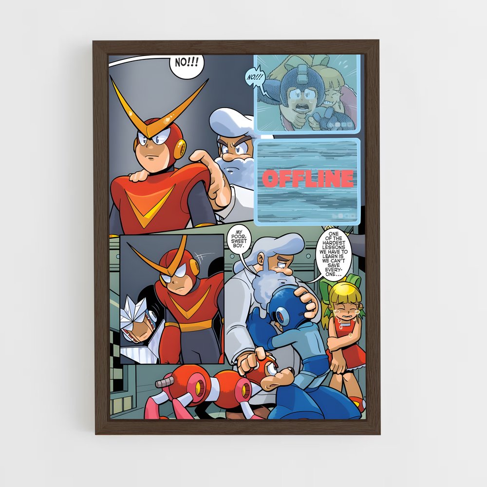 Poster Luminescence – affiche Mega man (vue 5)